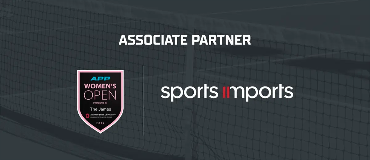 Association of pickleball players names Sports Imports as associate partner of app women’s open presented by the James at Ohio State