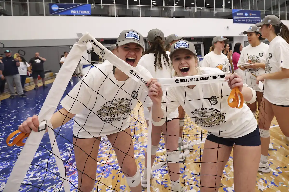 The Tradition of Net Cutting Celebrating Championship Moments