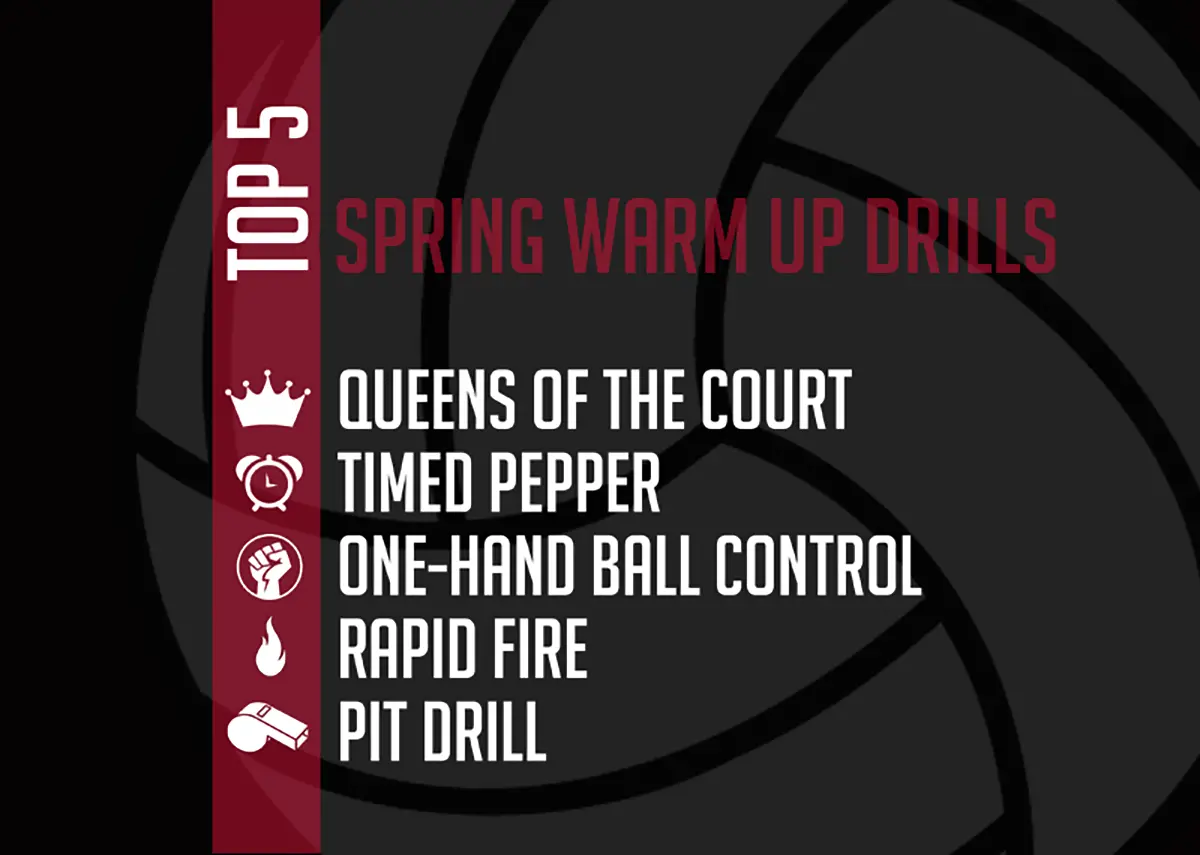 Top 5 Spring Volleyball Warm-Up Drills